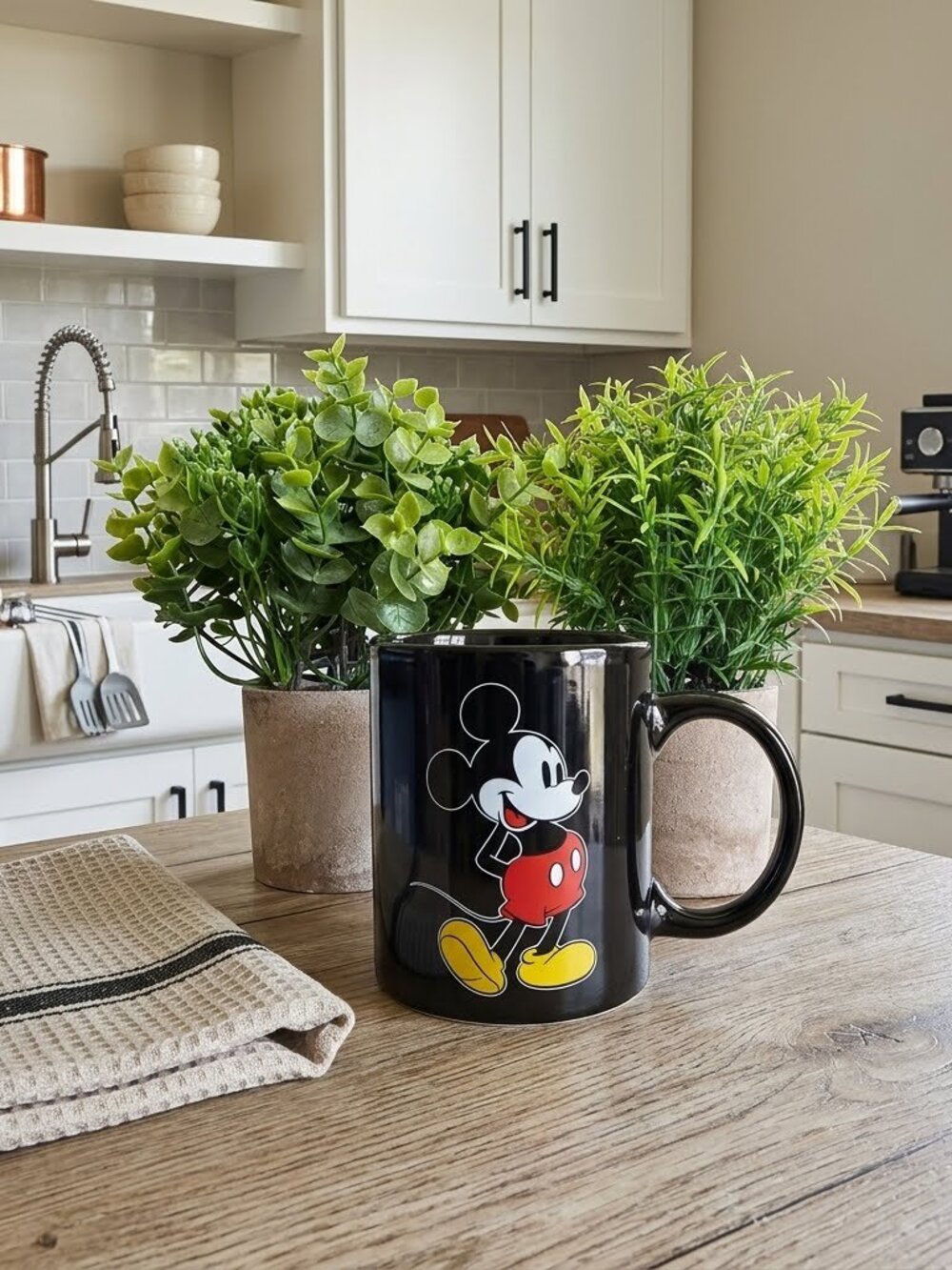 Disney Mickey Mouse 12oz Ceramic Mug | NEW | Microwave & Dishwasher Safe